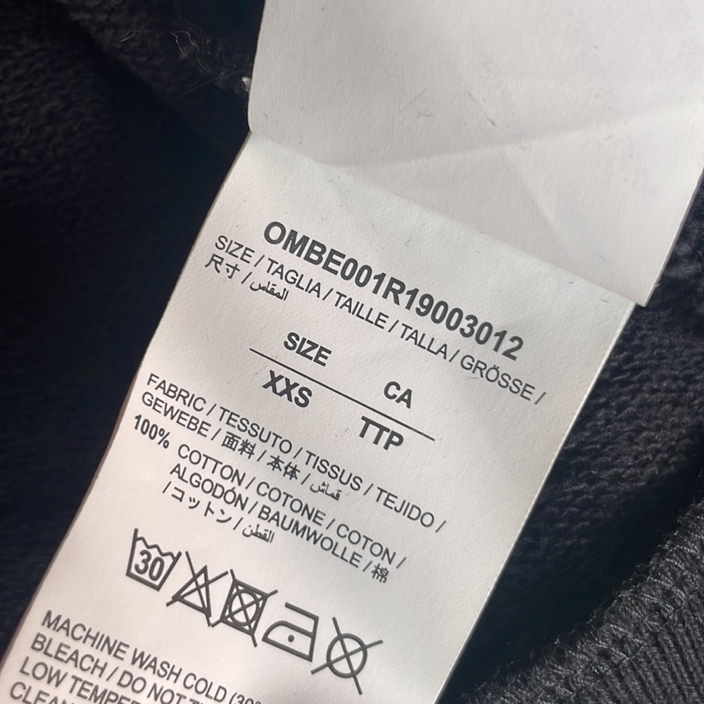 Off white multicolor oil monet painting zip hoodie XXS NWOT - Picture 6 of 9